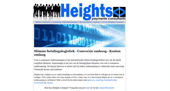 Desktop Screenshot of heights.nl