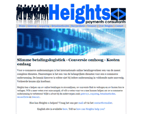 Tablet Screenshot of heights.nl